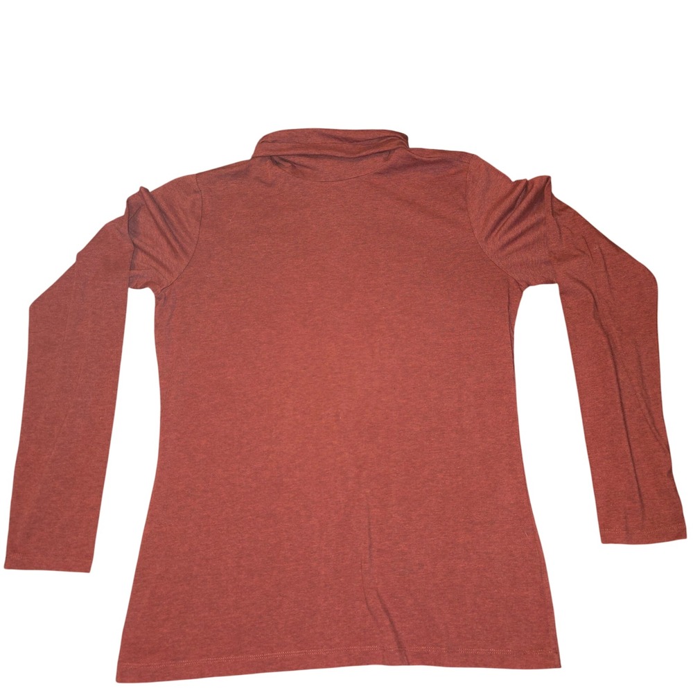 Women's Long Sleeve‎ Turtleneck Biking Red Heather Size Large Guide Series